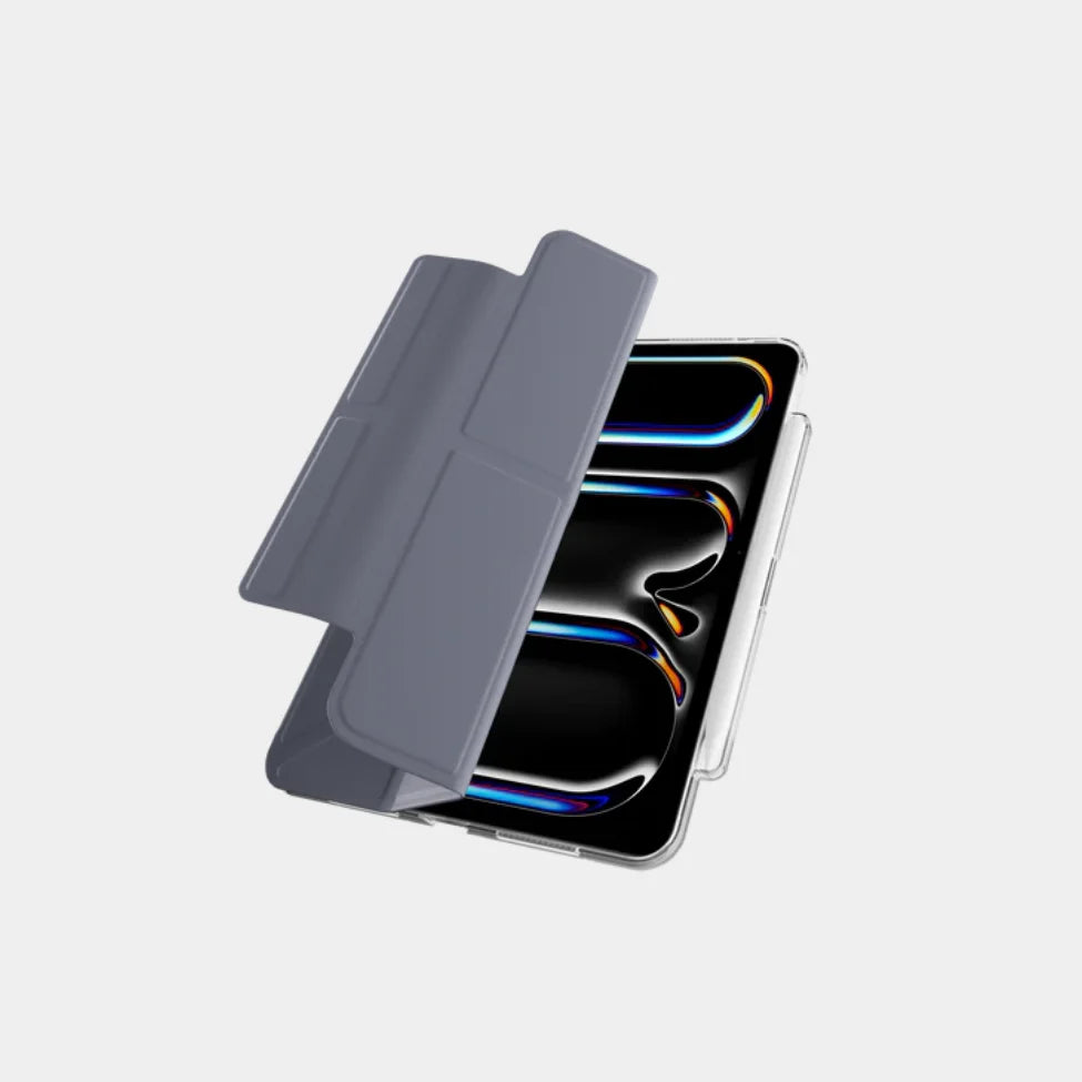 Mageasy Facet Case with Pencil Holder for 2024 iPad Pro 11" - Alaskan Blue