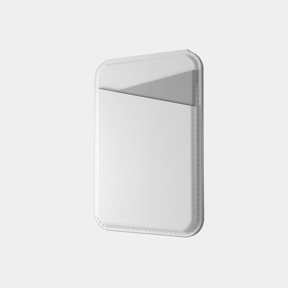Mageasy SNAP Stand Wallet For iPhone - Snow White