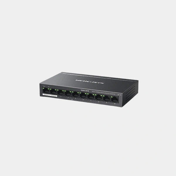 Mercusys 10-Port 10/100Mbps Desktop Switch with 8-Port PoE+