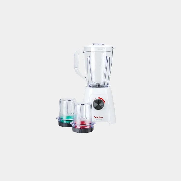 Moulinex Blender 600W,Two Speed,One Pulse ,Grinder & Grater ,Ice Crusher | LM423127 |