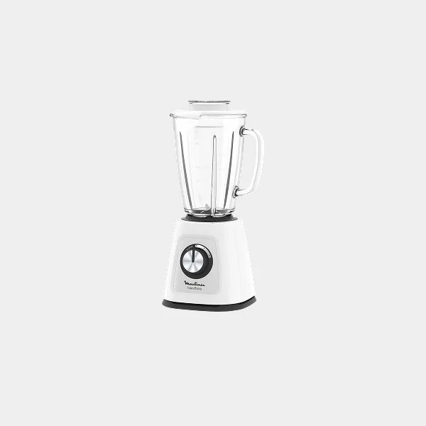 Moulinex LM435127 Blendforce 1.7 Litre Glass Blender 700W - White