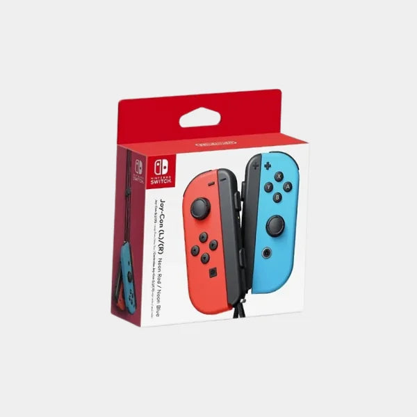 Nintendo Switch Joy Con L R Neon Red Neon Blue in Qatar