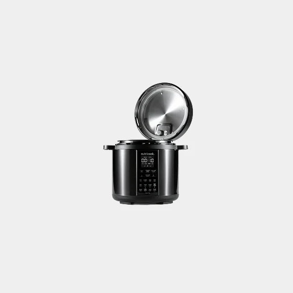 Nutricook Smart Pot 2, 9 in 1 Electric Pressure Cooker, 6 L, 1000 W, 12 Smart Programs with Smart Lid | NC-SP204K - Black