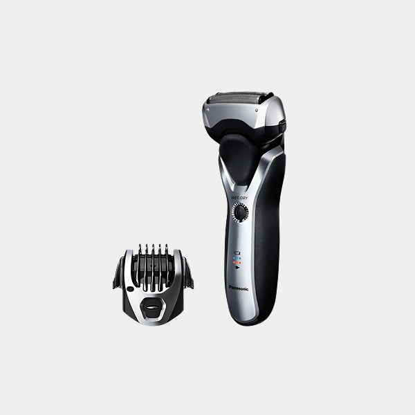Panasonic 3 Blade Electric Shaver for Men Wet&Dry| Rechargeable| Modern Style |ES-RT47-S421- Silver