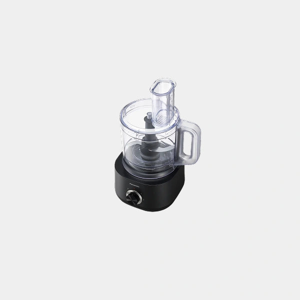 Panasonic Food Processor| 2.4L Bowl| Blender, Grinder, Knife/Slicing/Shredding/French Fry/Whipping/Whisk & Dough Maker Blade|Compact & Sleek - |MK-F510KTZ|