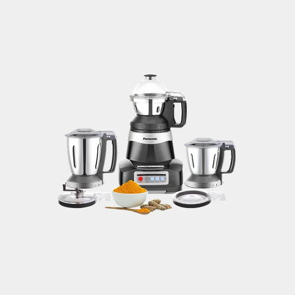 Panasonic Mixer Grinders |3 Stainless Steel durable Jars| 2000w, Single Pepper Grinding, Double Safety Lock, 1.0L | MX-AE365KTZ |