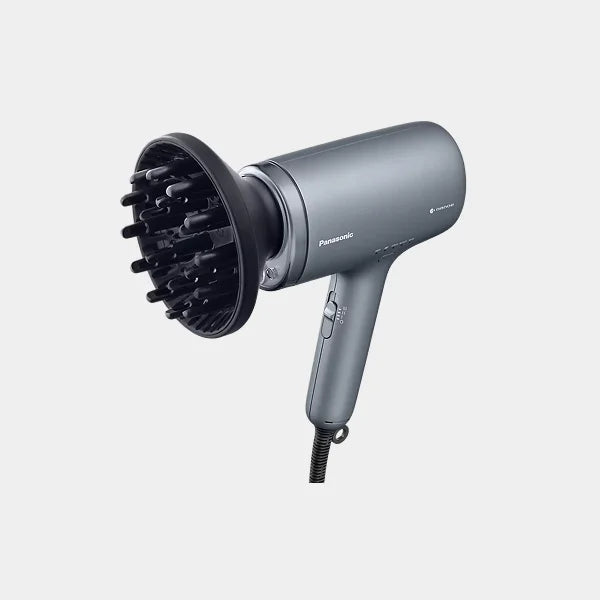 Panasonic Nano Water Ion Hair Dryer-1200W| Soft Mist Grey (H)| Mineral anions| 4 hair and skin moisturizing modes | EH-NA9N-H685