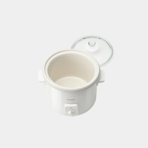 Panasonic Slow Cooker| Braise| Stew & Soup 3 setting, Ceramic Pot and Glass Lid |NF-N51AWTZ|