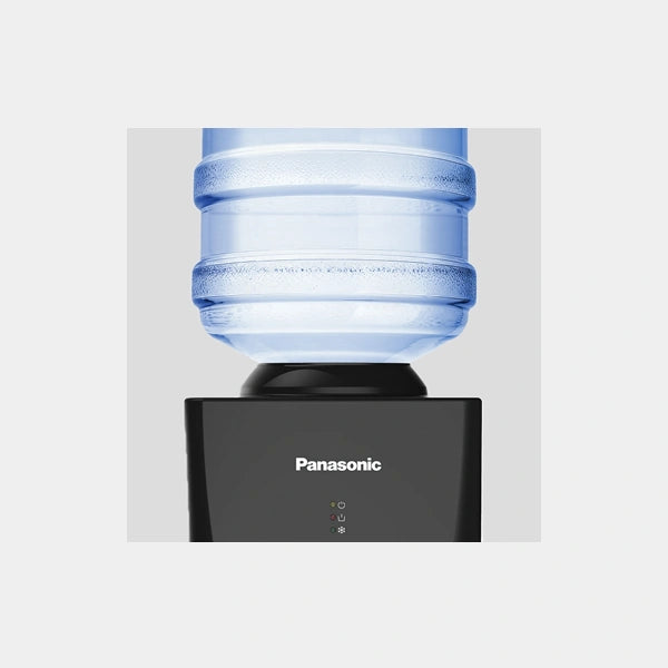 Panasonic Top Loading Water Dispenser, Hot, Cold & Normal Water, Child Safety lock, Over Heat Protetion, Stainless steel for hot tank - silver and black |SDM-WD3128TG|