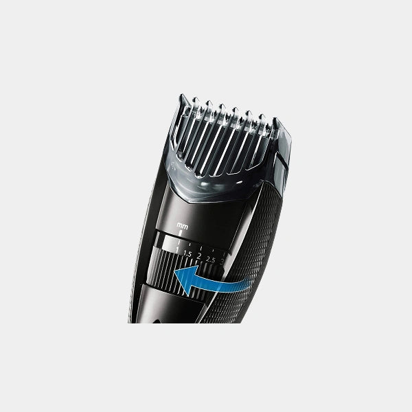 Panasonic Wet & Dry Electric Beard Trimmer for Men with 20 Cutting Lengths, Standard UK 3pin plug |ER-GB37-K421|