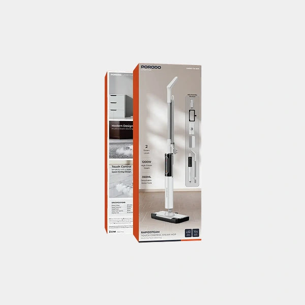 Porodo Rapid Steam Multifuctional Touch Control Steam Mop qatar