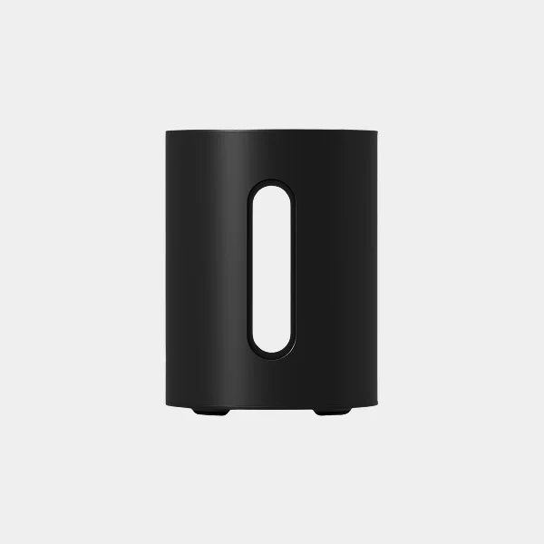 Sonos Sub Mini Compact Wireless Subwoofer | Deep Bass Subwoofer for Sonos Beam, Ray & One | Wi-Fi Connectivity | Dual Force-Cancelling Woofers | SUBM1UK1BLK - Black
