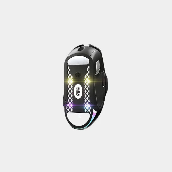 SteelSeries Aerox 5 Wireless Gaming Mouse | Ultra-Lightweight | 9 Programmable Buttons | Up to 180 Hours Battery Life | IP54 Water and Dust Resistance | SS-MS-AEROX-5-WL - Black