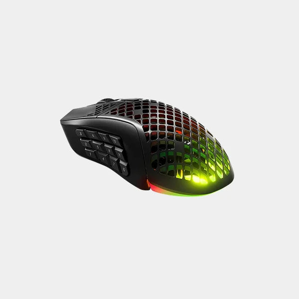 SteelSeries Aerox 9 Wireless – Ultra-Lightweight Wireless Gaming Mouse | SS-MS-AEROX-9-WL - Black