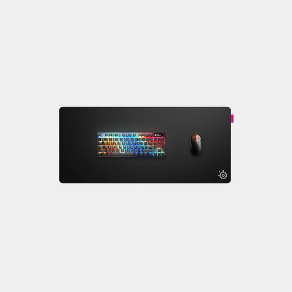 SteelSeries QcK XL Performance Speed Gaming Mousepad | Extra density for a smooth glide | Low-profile edge stitching | Non-slip neoprene rubber base | SS-MP-QCKPERF-XL-SPD-BK - Black