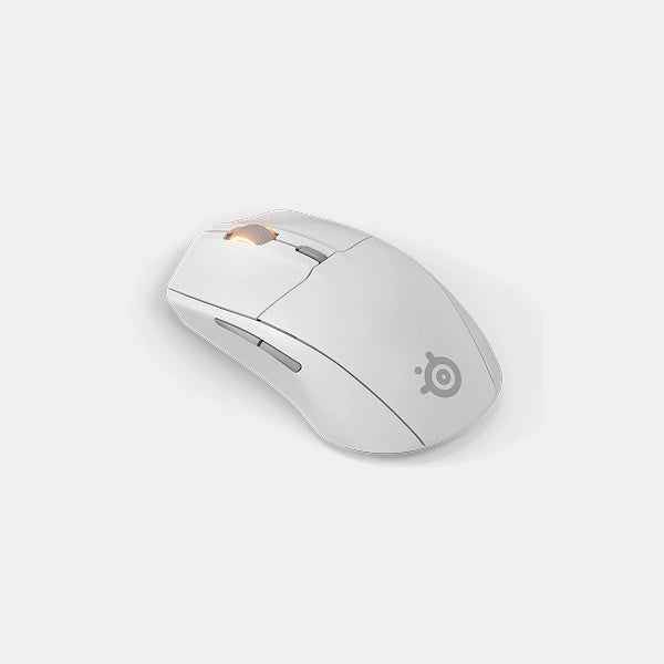 SteelSeries Rival 3 Wireless Gen 2 Gaming Mouse | 2.4GHz and Bluetooth | 18000 DPI TrueMove Air Optical Sensor  | 100% PTFE Feet | SS-MS-RIVAL3-WL-GEN2-WH  - White