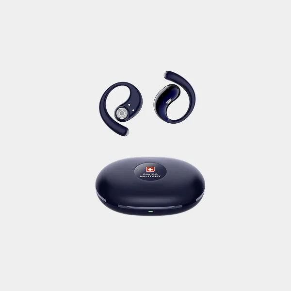 Swiss Military Delta 7 Open Ear Wireless Earbuds - purple