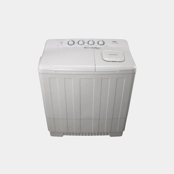 TCL 18kg Twin Tub Semi Automatic Washing Machine | F218TTW - White