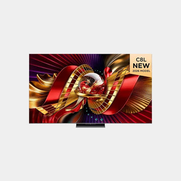 TCL 85 Inch SQD-Mini LED|3,200 Precise Dimming Zones|HDR 6000nits|Up to 100% BT.2020|WHVA 2.0 Ultra Panel|Premium Game Experience 144Hz Native|288Hz VRR|Audio by Bang & Olufsen|TSR AiPQ Processor|Google TV with Gemini|TCL AI |85C8L