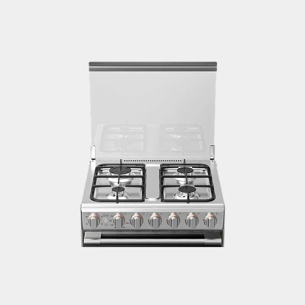 Toshiba 60X60 Gas Cooking Range 4Gas Burners With FFD 220-240V | 50HZ-60HZ  Stainless Steel  | RB2-60G4GE(MR)