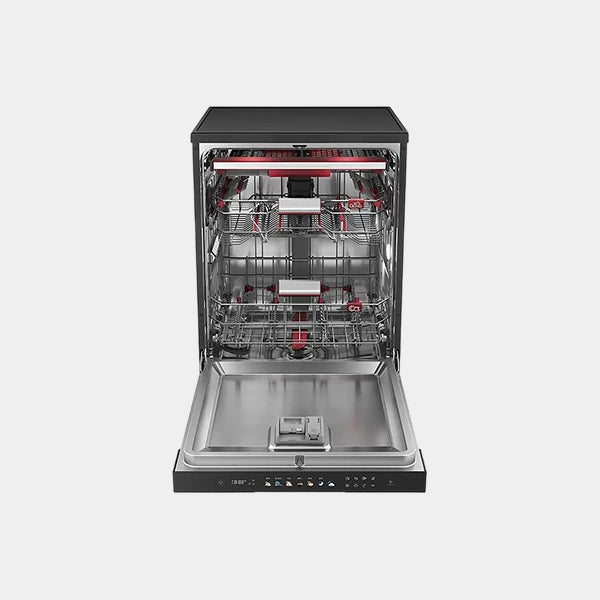 Toshiba Dishwasher 16 Place Settings | 10 Programs | 8 Functions | Noise Level 42dba | Energy Efficiency B class | 220-240v -50hz | DW-16F1ME(G)-G - Grey