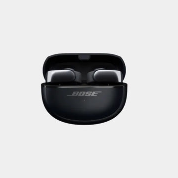 Bose Ultra Open Earbuds | IPX4 Water Resistance | Open-Ear Design | Up to 7.5 Hours | Bluetooth 5.3 - Black