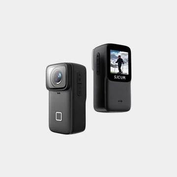 SJCAM C200 Pro Action Camera | 4K 30fps | 20MP Photos | Dual Screen | 6-Axis Gyro Stabilization | Waterproof 5m | Wi-Fi | 1200mAh Battery - Black