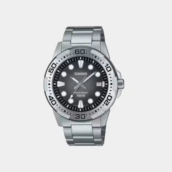 CASIO Men's Analog Black Dial Watch - MTD-140D-1AVDF