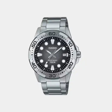 CASIO Men's Analog Black Dial Watch - MTD-140D-1AVDF