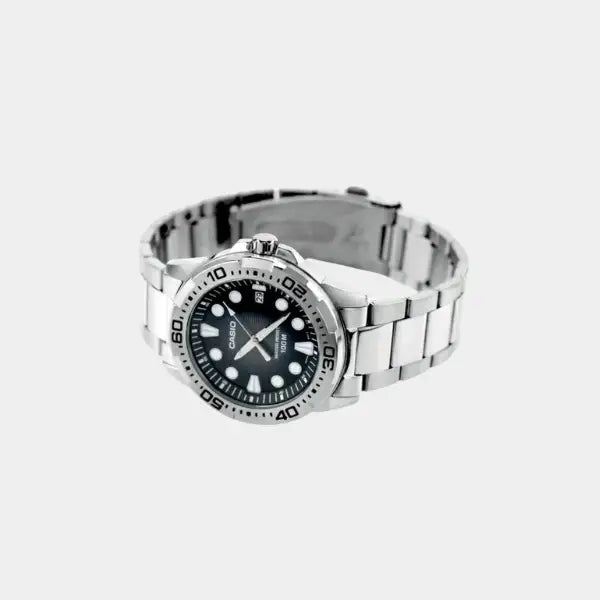 CASIO Men's Analog Black Dial Watch 