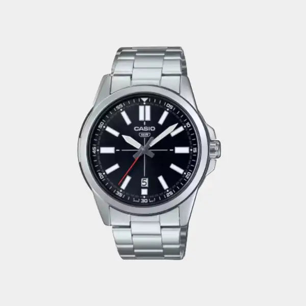 CASIO Men's Analog Black Dial Watch - MTP-VD02D-1EUDF