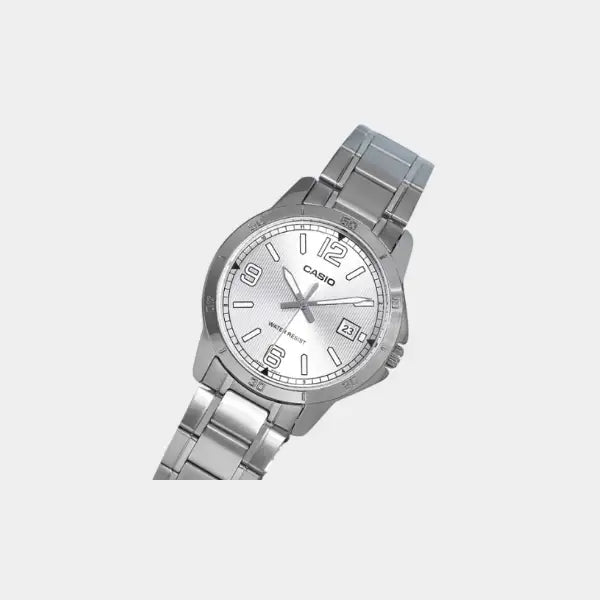 CASIO Men's Analog White Dial Watch - MTP-V004D-7B2UDF