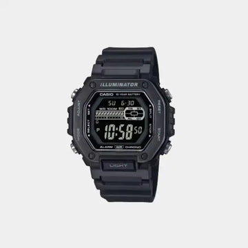 CASIO Men's Digital Black Dial Watch - MWD-110HB-1BVDF
