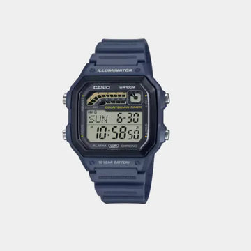 CASIO Men's Digital Grey Dial Watch - WS-1600H-2AVDF