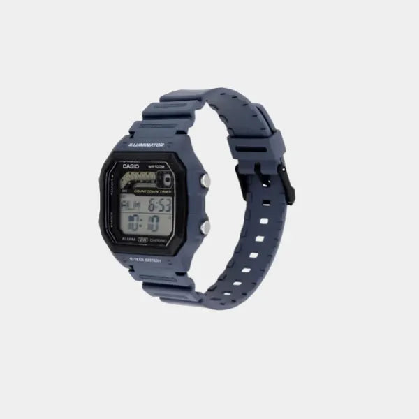 CASIO Men's Digital Grey Dial Watch - WS-1600H-2AVDF