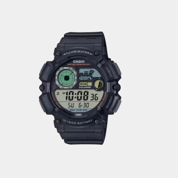 CASIO Men's Resin Digital Watch WS- WS-1500H-1AVDF qatar