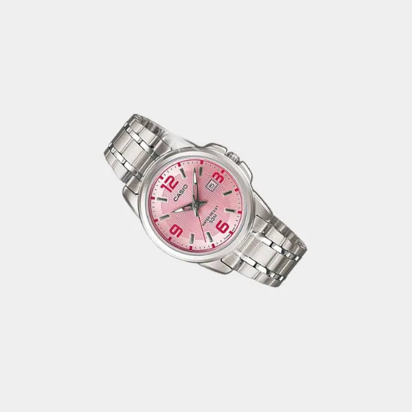 CASIO Women's Analog Pink Dial Watch - LTP-1314D-5AVDF in qatar