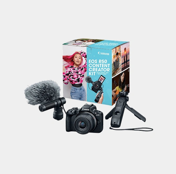 Canon EOS R50 RF-S 18-45 Creator Kit
