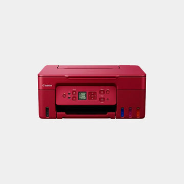 Canon PIXMA G3470 Wireless Colour 3-In-1 Refillable MegaTank Printer | Up to 4800 x 1200 dpi | Wi-Fi, Print, Scan & Copy, Cloud - Red