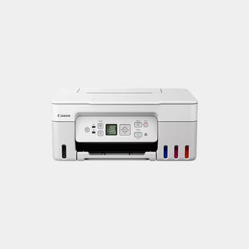Canon PIXMA G3470 Wireless Colour 3-In-1 Refillable MegaTank Printer | Up to 4800 x 1200 dpi | Wi-Fi, Print, Scan & Copy, Cloud - White