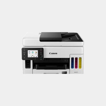 Canon MAXIFY GX6040 All-In-1- Inktank Printer | Up to 600 x 1200 DPI | Up to A4 Sized Paper | Wi-Fi | Ethernet | Print | Copy | Scan & Cloud - White