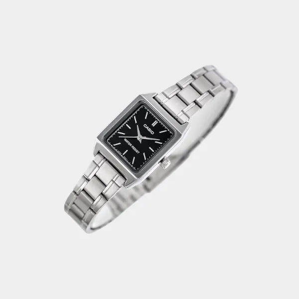 Casio Women's  Silver Analog Stainless Steel Watch | LTP-V007D-1EUDF qatar