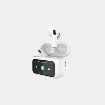 DCU Tecnologic Bluetooth Earphones With Touch Screen | True Wireless Stereo | Up to 20 Hours Playback | USB-C Charging | Bluetooth 5.4 | 34152080 - White