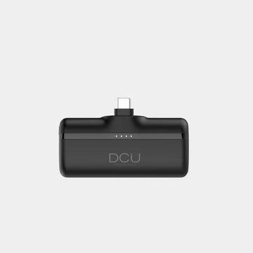 DCU Tecnologic Mini Power Bank 5000mAh | PD 20W Fast Charge | USB-C Port | Compact & Portable | 34155003 – Black