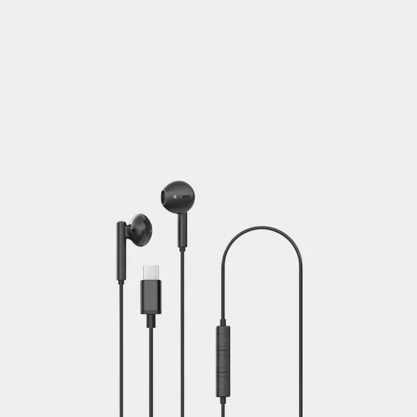 DCU Tecnologic USB-C Wired Earphone Price in Qatar - Black