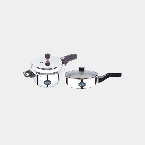 English Royal 3+2 Ltr Pressure Cooker Combo