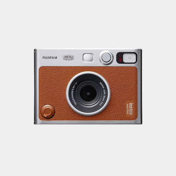 Fujifilm Instax Mini Evo Instant Film Camera- Brown