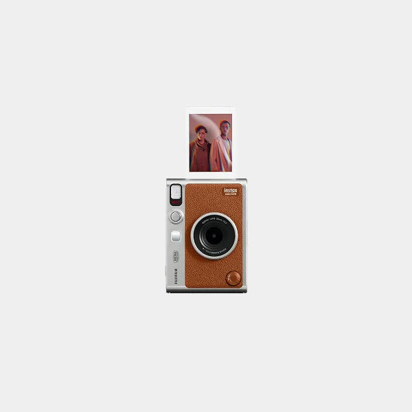 Fujifilm Instax Mini Evo Instant Film Camera- Brown