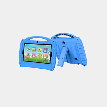 G-Tab T6 Kids Tablet | WiFi | 7-inch IPS Display | 2GB RAM 32GB ROM | with Rubber Kids Case | 2500mAh - Blue