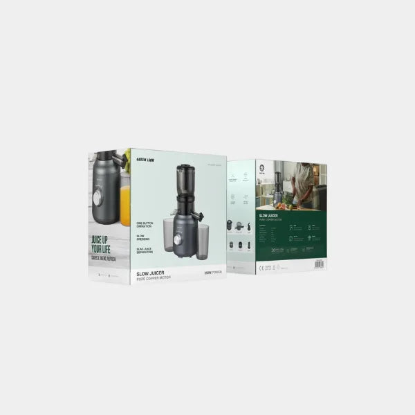 Green Lion Slow Juicer Pure Copper Motor - Black